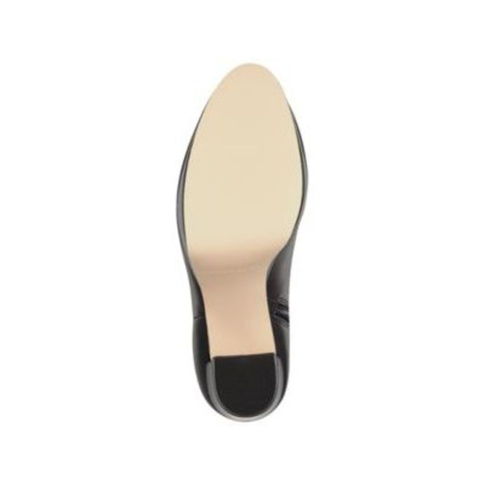 MARC FISHER Womens Black 1-1/2" Platform Rublia Almond Toe Block Heel Boots 7 M - Picture 4 of 4